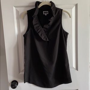 Sleeveless Black Mud pie top